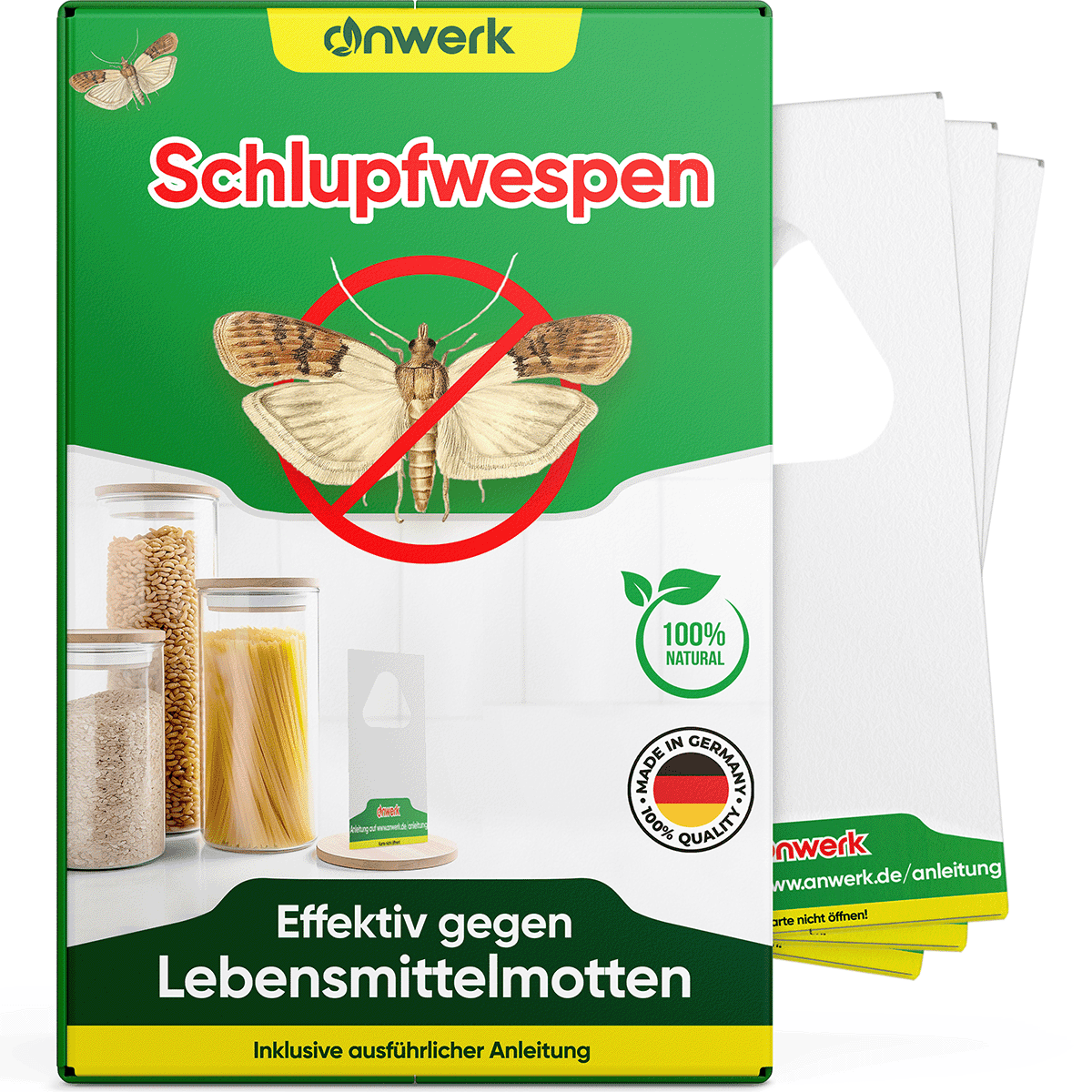 Anwerk Schlupfswespen gegen Lebensmittelmotten - Jetzt bestellen im Onlineshop - Titelbild